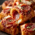 High Protein Beef Pepperoni Pizza Rolls – Cheesy & Crispy! First Image