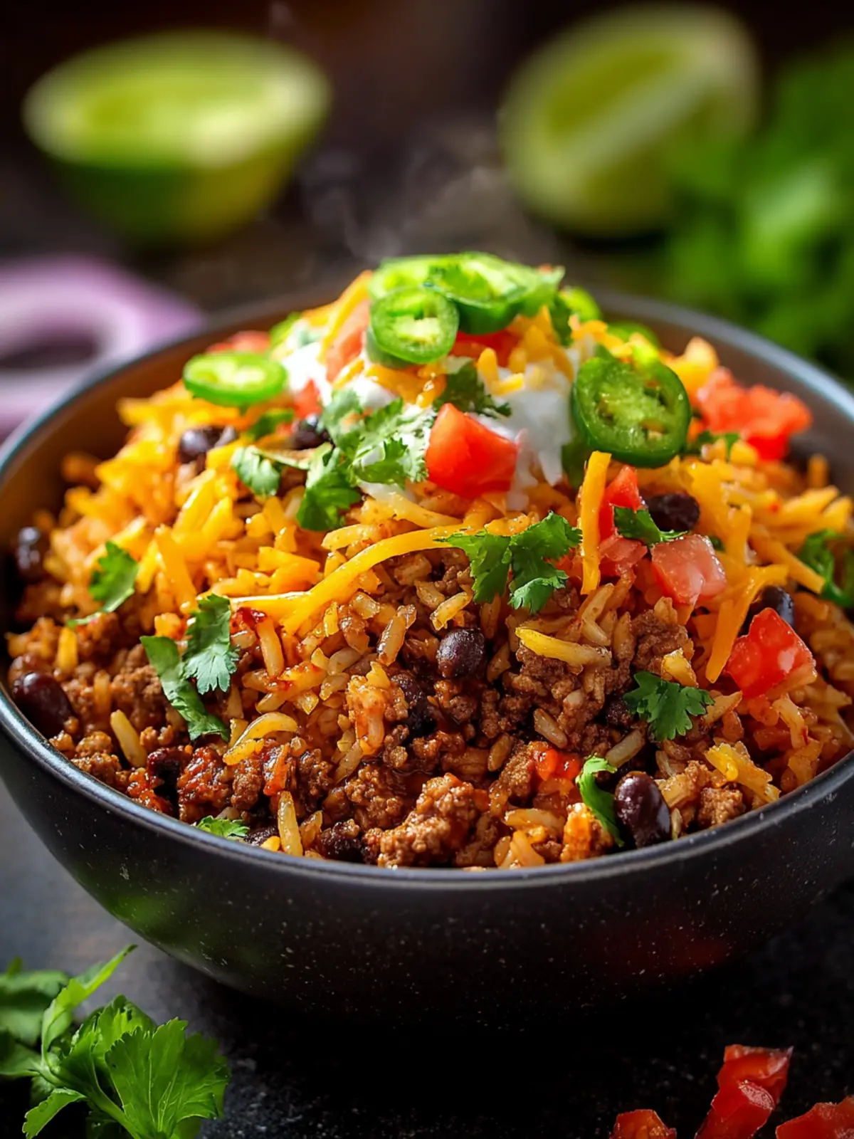 Easy Taco Rice Bowl First Image