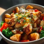 Crispy Potato and Chicken Bowl: A Flavorful Delight! First Image