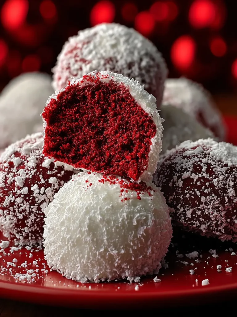 Irresistible Red Velvet Snowball Cookies Recipe First Image