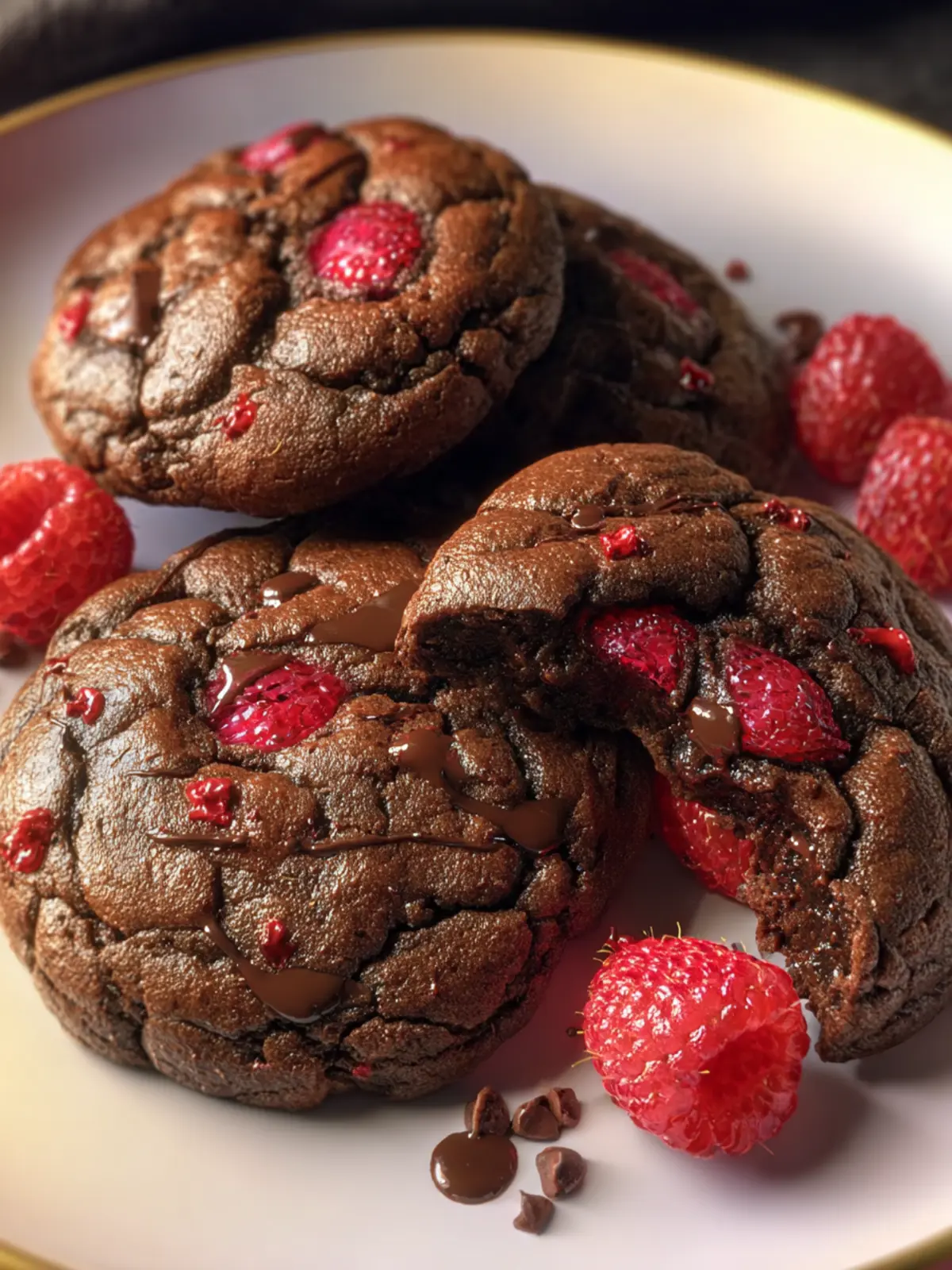 Chocolate Raspberry Cookies: 7 Irresistible Joyful Bites First Image