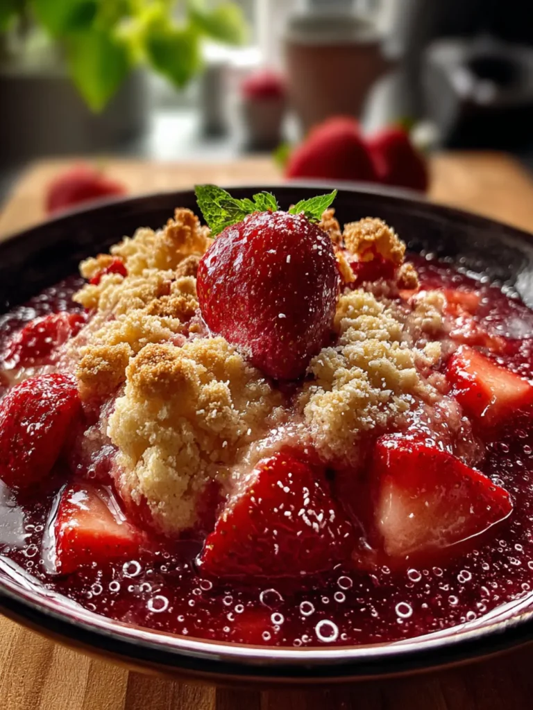 Irresistible Homemade Strawberry Cobbler Recipe Delight First Image