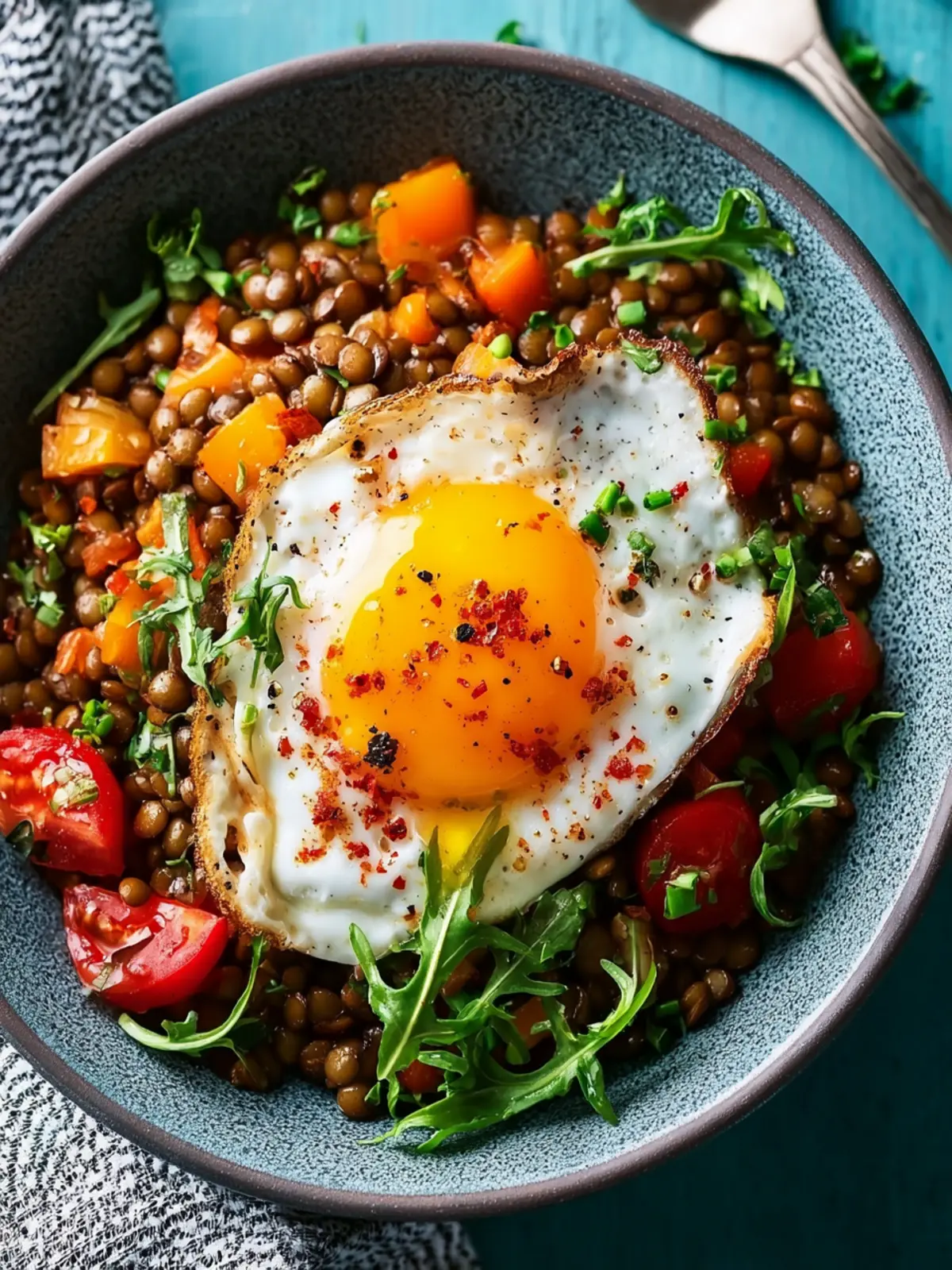 Savory Lentil Breakfast Bowl First Image