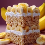 Banana Pudding Rice Krispies Treats: 6 Easy Layered Bars First Image