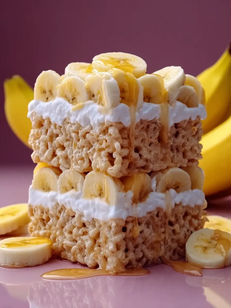 Banana Pudding Rice Krispies Treats: 6 Easy Layered Bars First Image