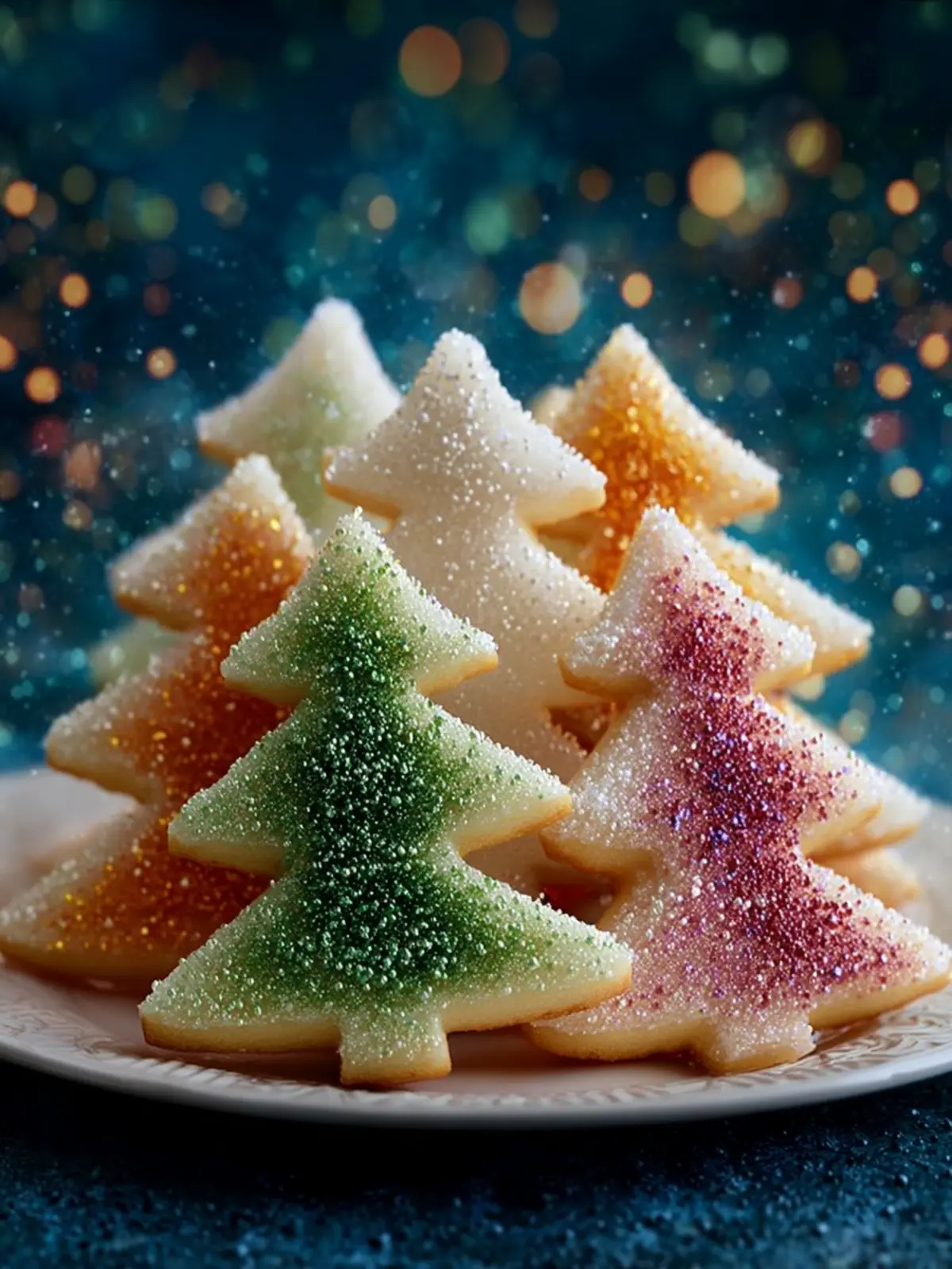 Sparkling Sugar Tree Cookies First Image