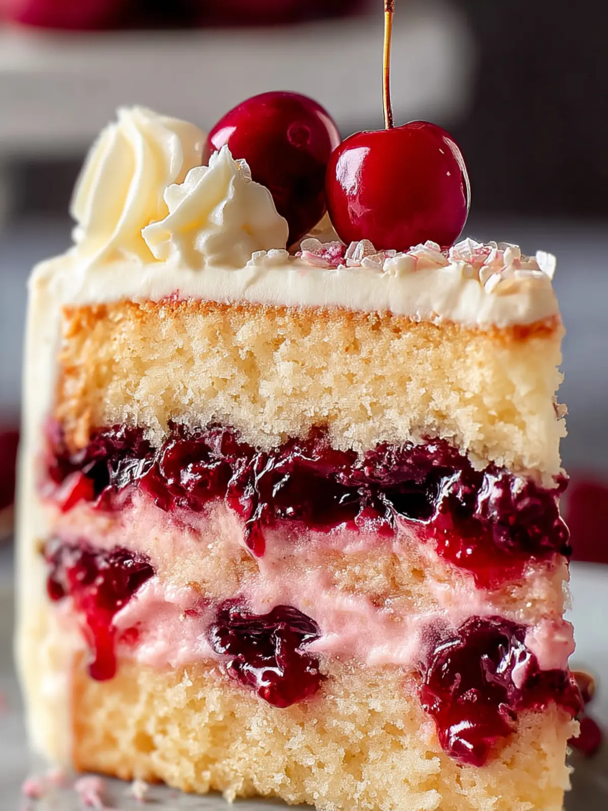 Irresistible Cherry Cake Recipe for Sweet Memories First Image