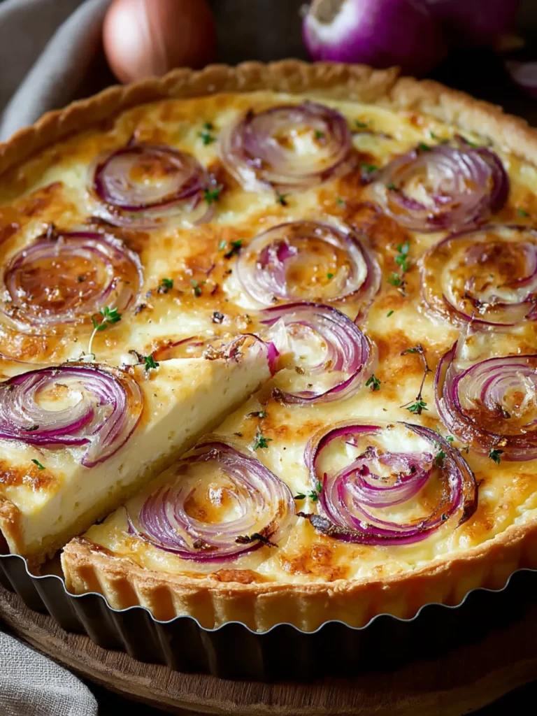 Irresistible Onion Cottage Cheese Tart Recipe to Savor First Image