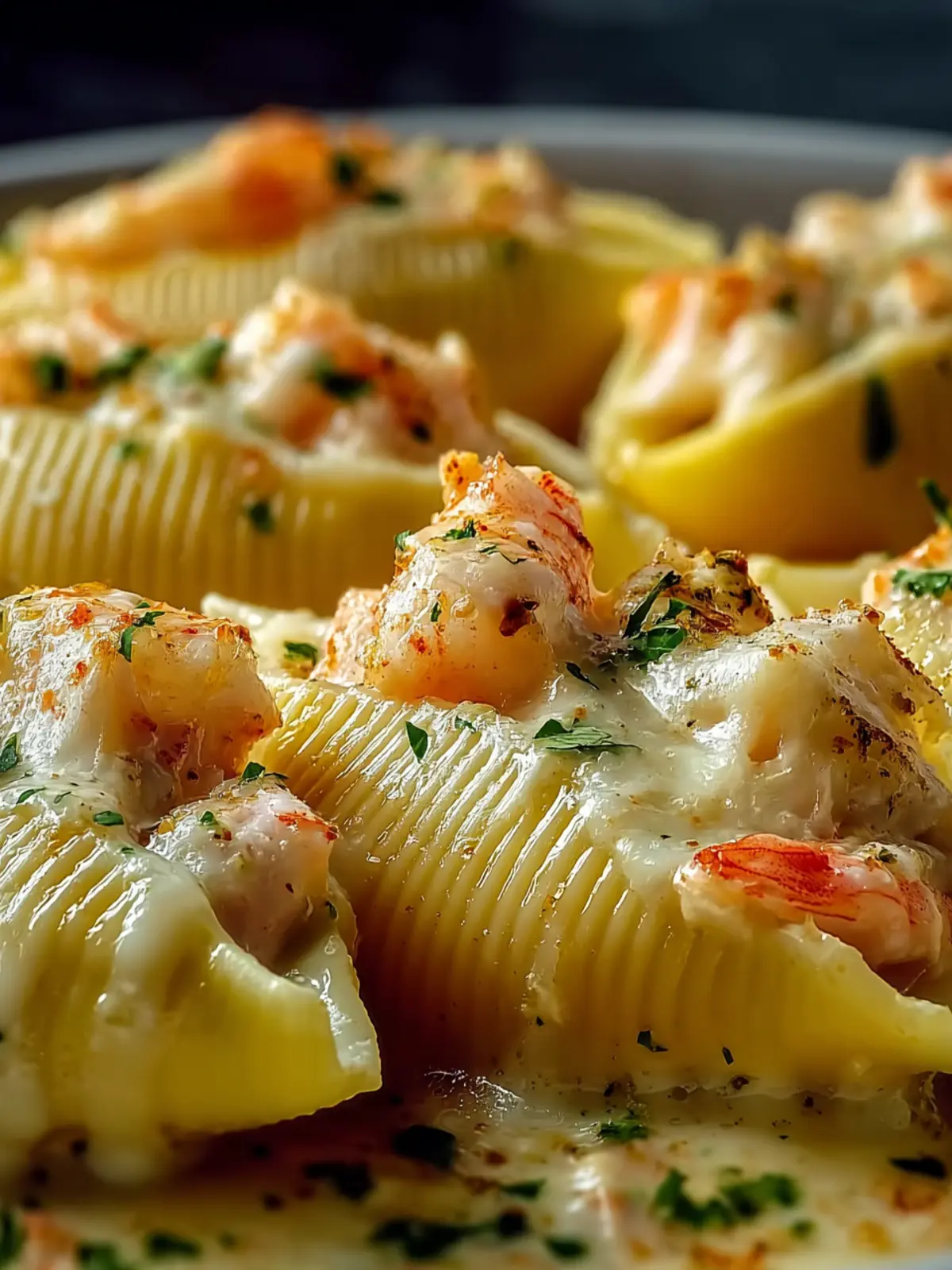 Creamy Seafood Stuffed Shells First Image