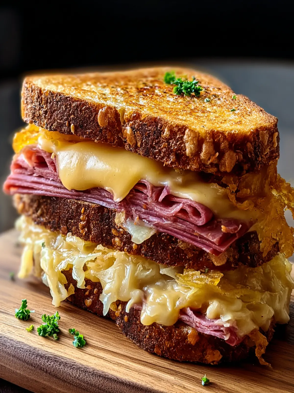 Irresistible Crispy Reuben Sandwich Recipe for Food Lovers First Image