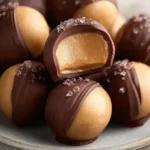 Healthy Peanut Butter Buckeyes Recipe First Image