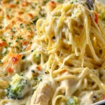 Creamy Chicken Tetrazzini Recipe – Comfort Food Delight First Image