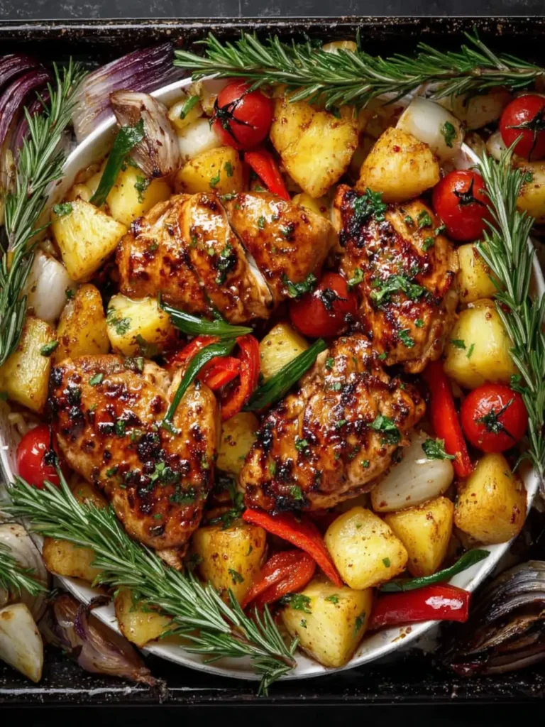 Hawaiian Chicken Sheet Pan First Image