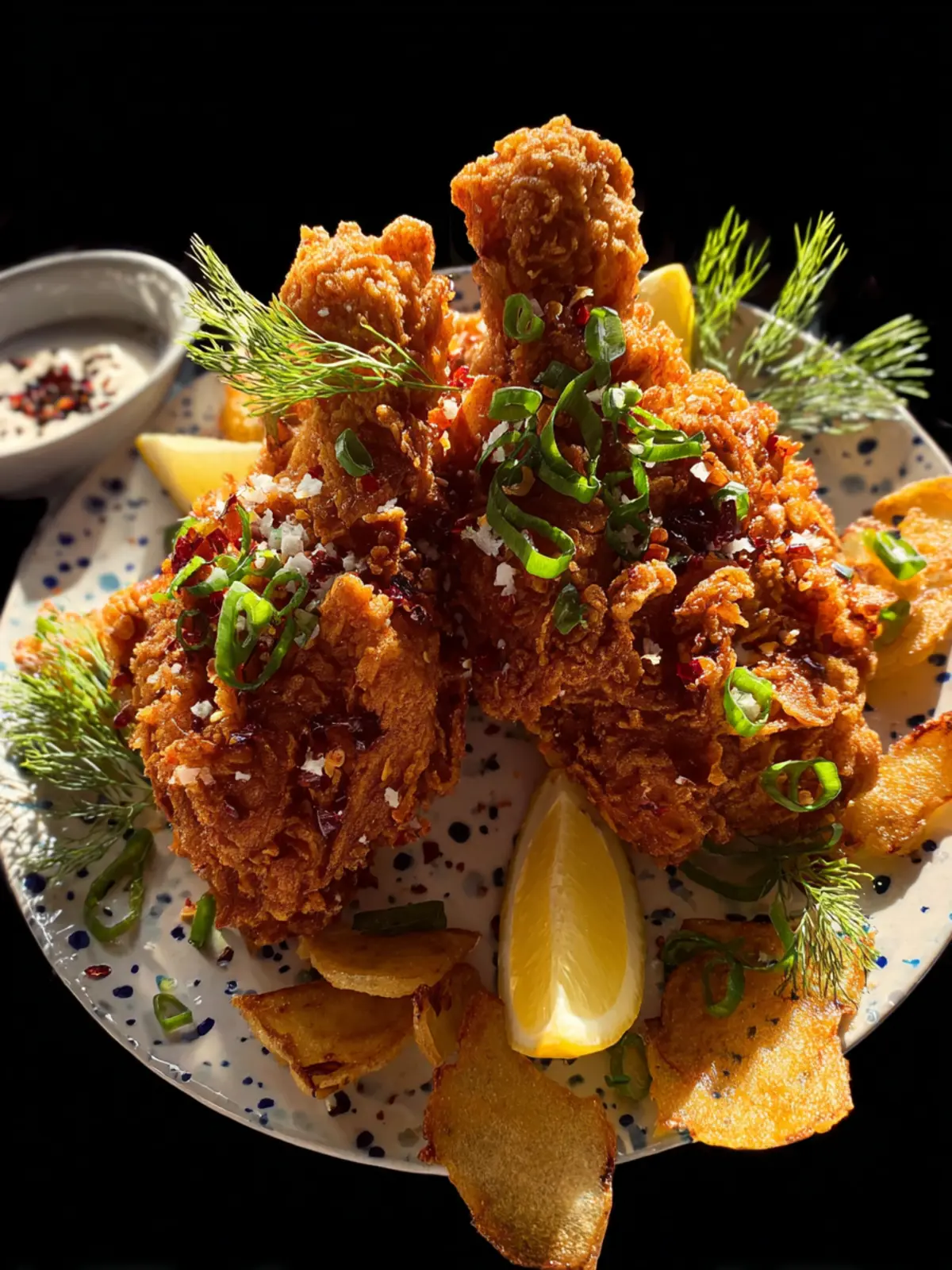 Lemongrass Chili Crunch Fried Chicken First Image