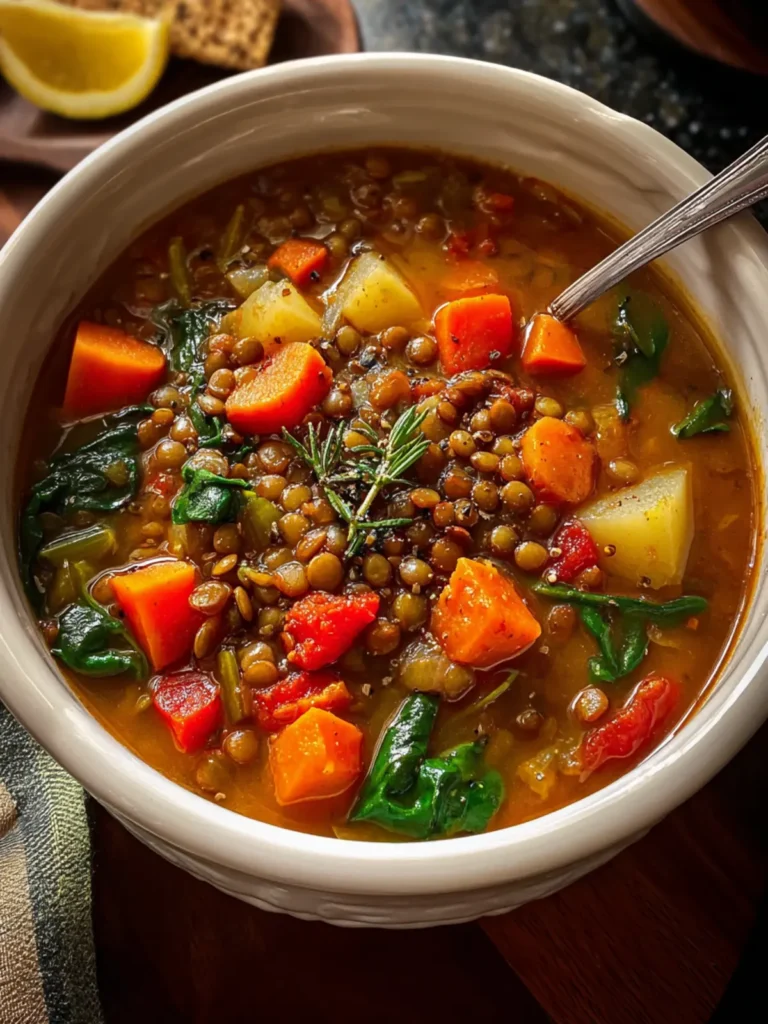 Hearty Vegetable Lentil Soup: 7 Comforting Benefits First Image