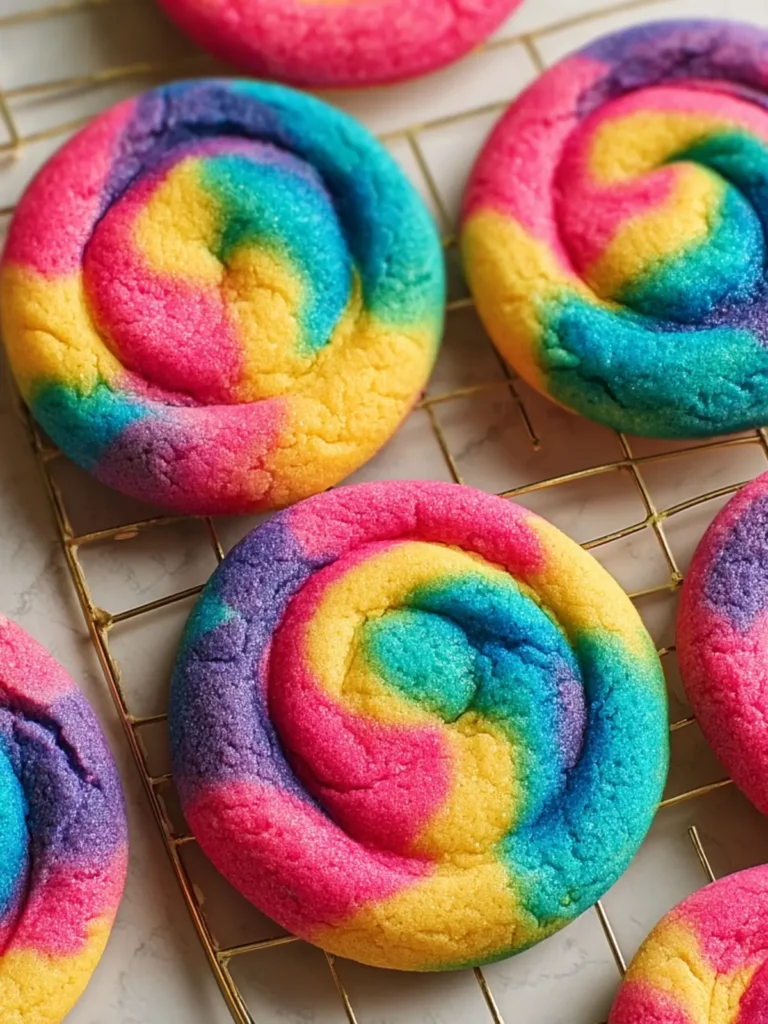 Irresistible Tie Dye Cookies: A Colorful Treat Recipe First Image