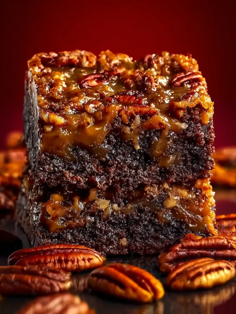 Buttery Pecan Pie Brownies First Image