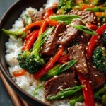 Asian Sweet Ginger Beef Stir Fry for Quick Flavor Explosion First Image