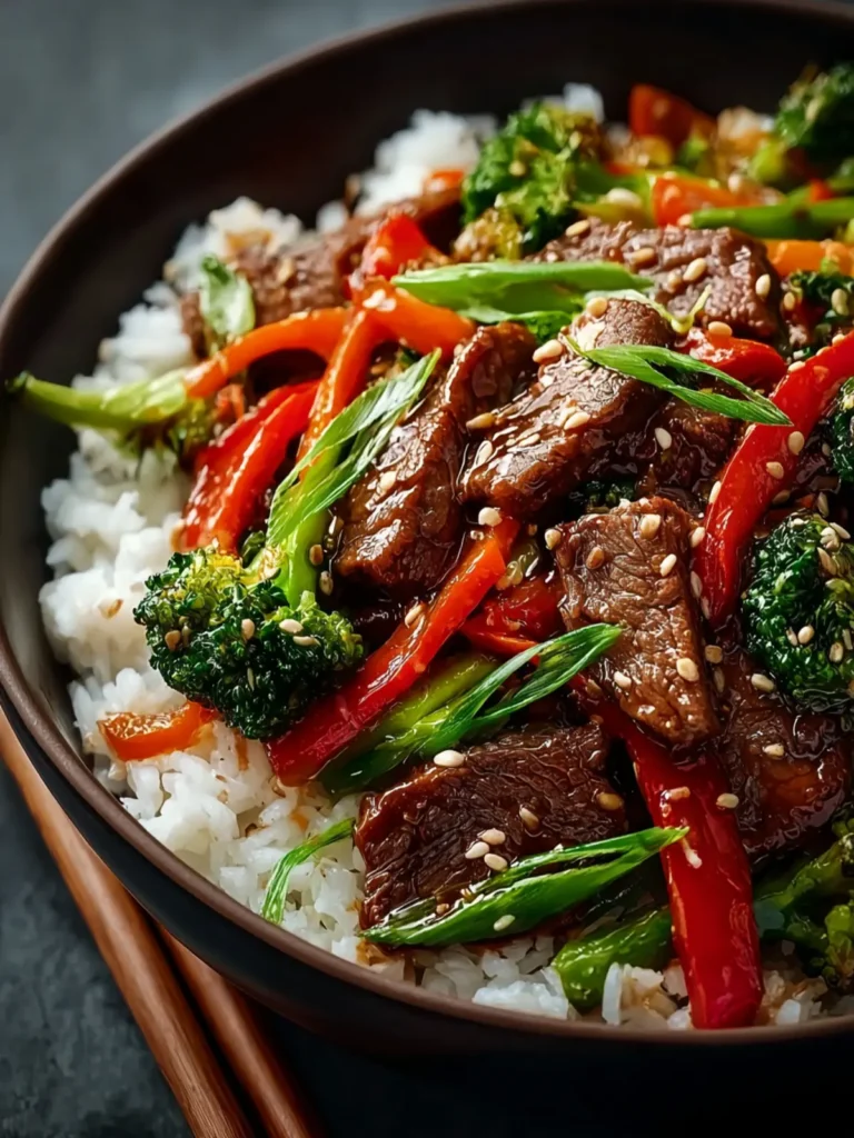 Asian Sweet Ginger Beef Stir Fry for Quick Flavor Explosion First Image