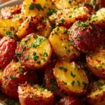 Garlic Parmesan Roasted Potatoes First Image