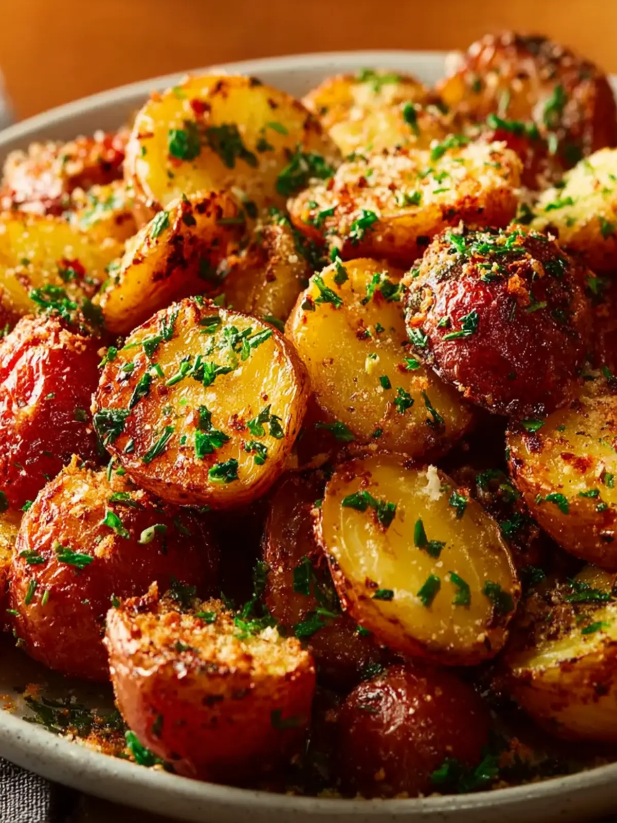 Garlic Parmesan Roasted Potatoes First Image