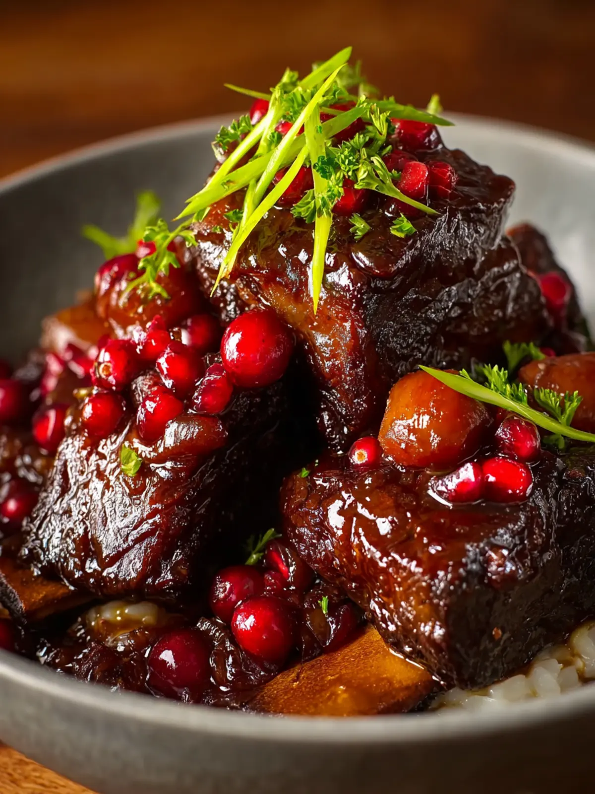Crockpot Cranberry Beef Short Ribs First Image