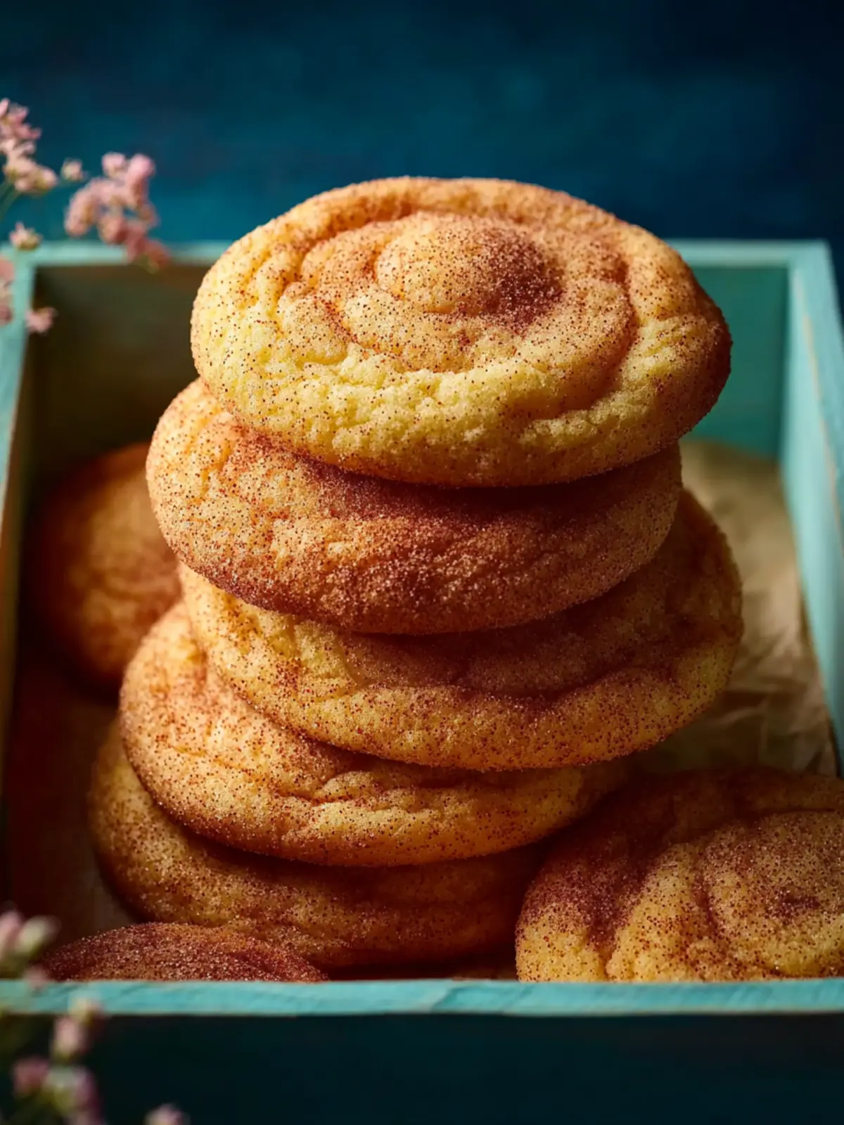 Easy Cake Mix Snickerdoodle Cookies First Image