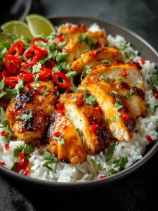 Spicy Maple Chicken & Coconut Rice: A Flavorful Twist at Home First Image