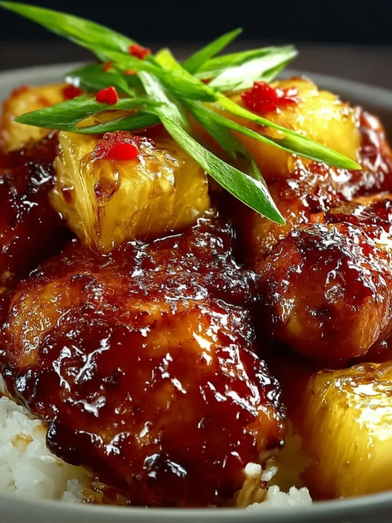 Brown Sugar Pineapple Chicken First Image