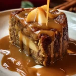 Apple Date Chai Pudding Cake with Warm Caramel Bliss First Image