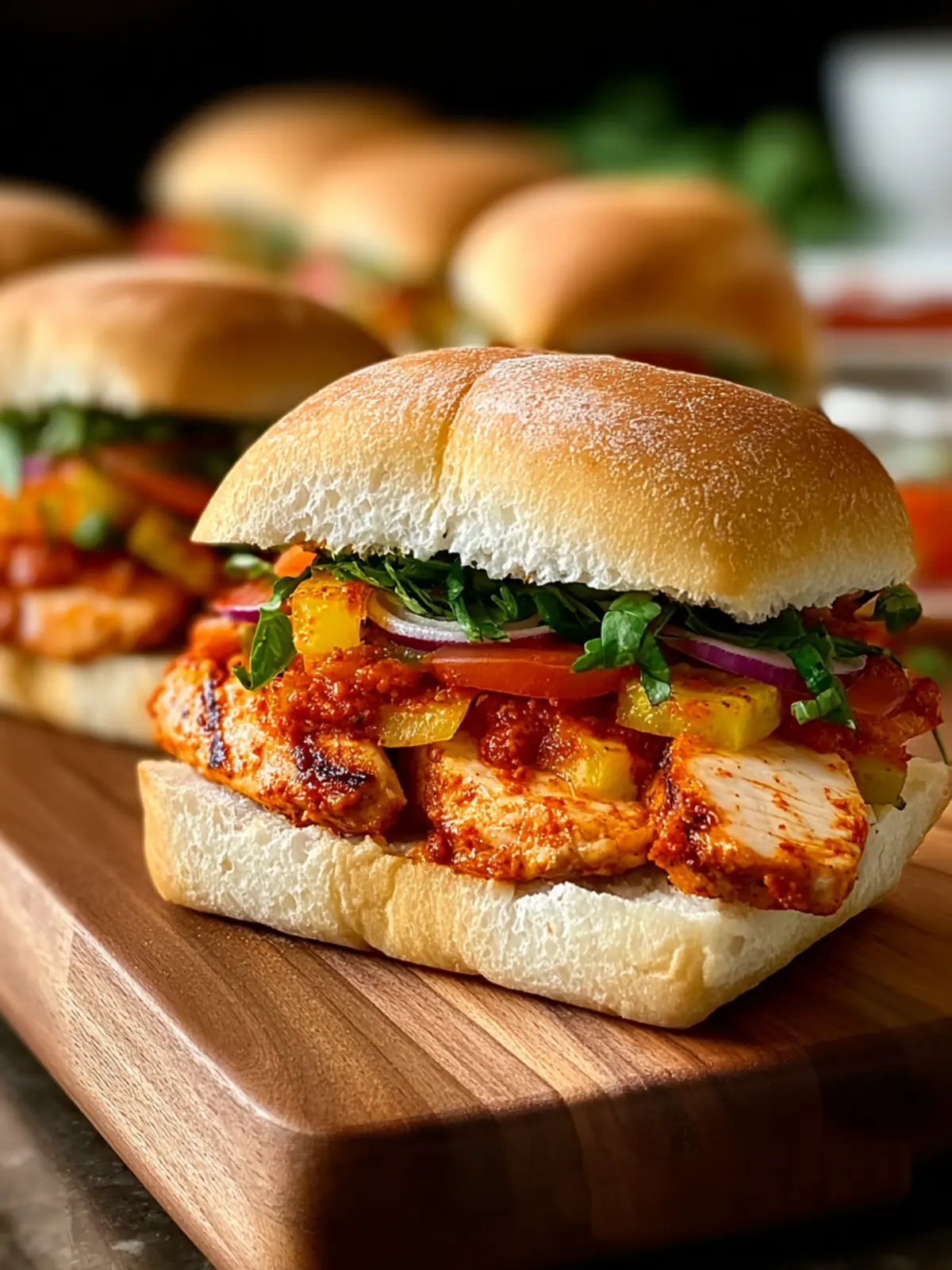 Irresistible Italian Sub Chicken Sliders Recipe to Savor First Image