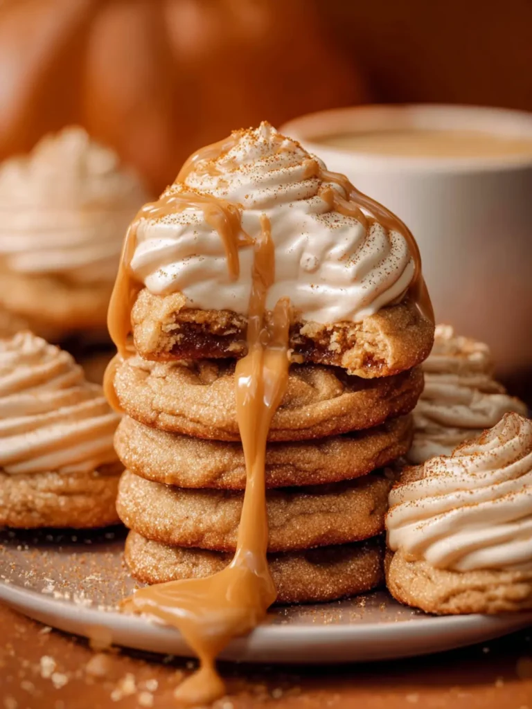 Pumpkin Spice Latte Cookies First Image