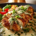 Parmesan Chicken with Garlic Cream Sauce: 7 Cozy Delights First Image