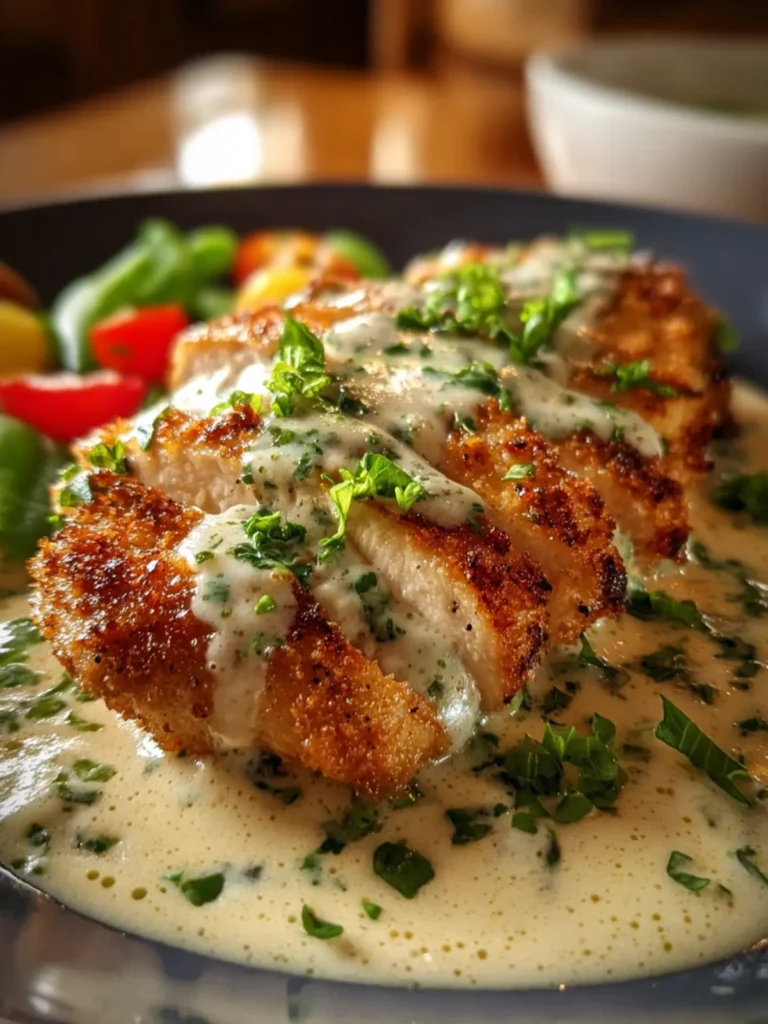 Parmesan Chicken with Garlic Cream Sauce: 7 Cozy Delights First Image