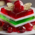 Easy Layered Christmas Jello First Image