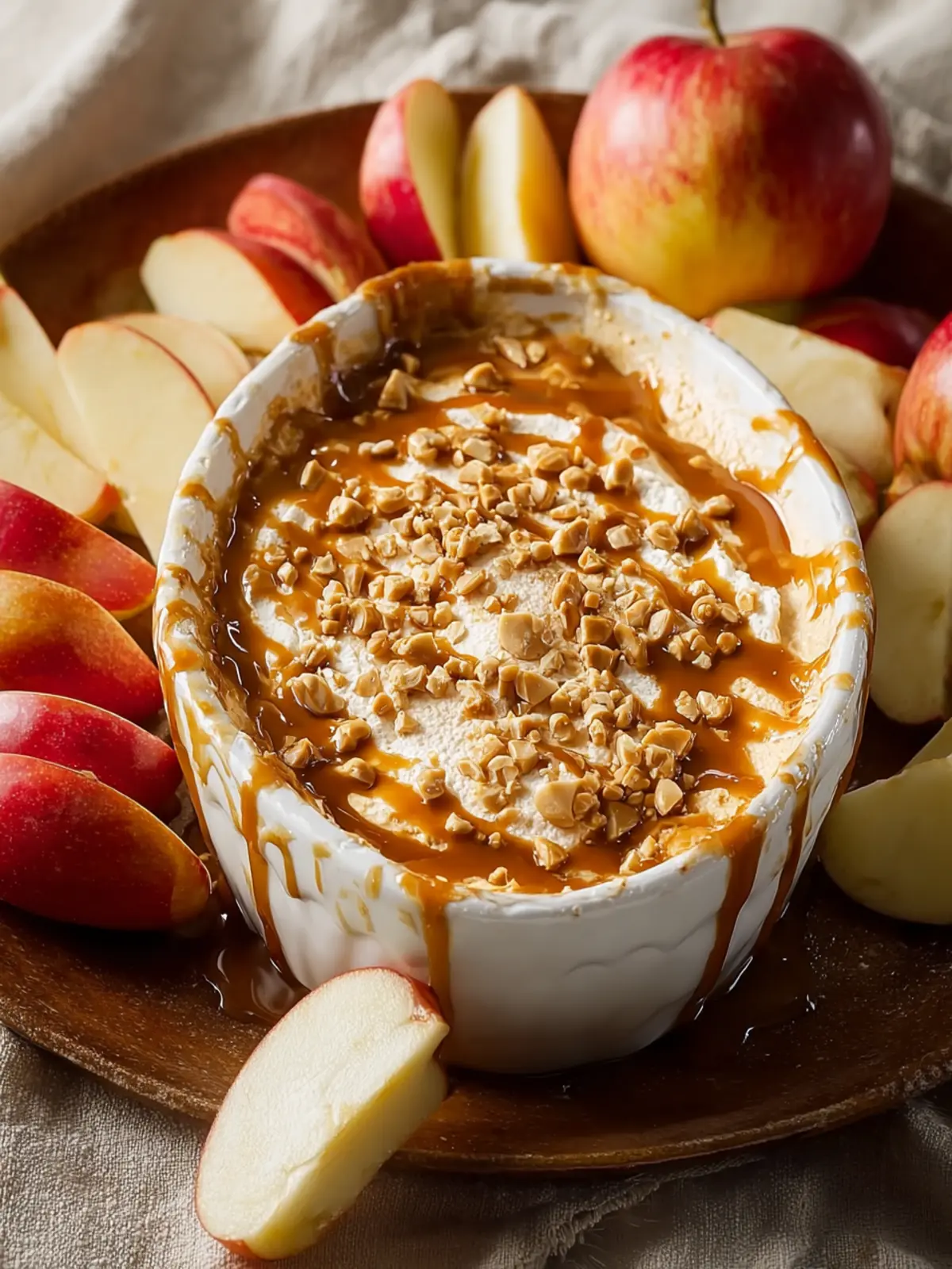 Cream Cheese Caramel Apple Dip with Toffee Bits: 15-Minute Crowd Favorite First Image