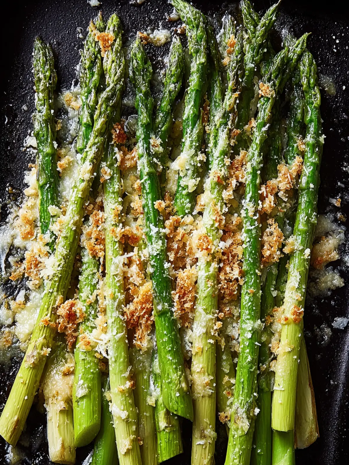 baked asparagus with parmesan cheese: Savory and Crispy D... First Image