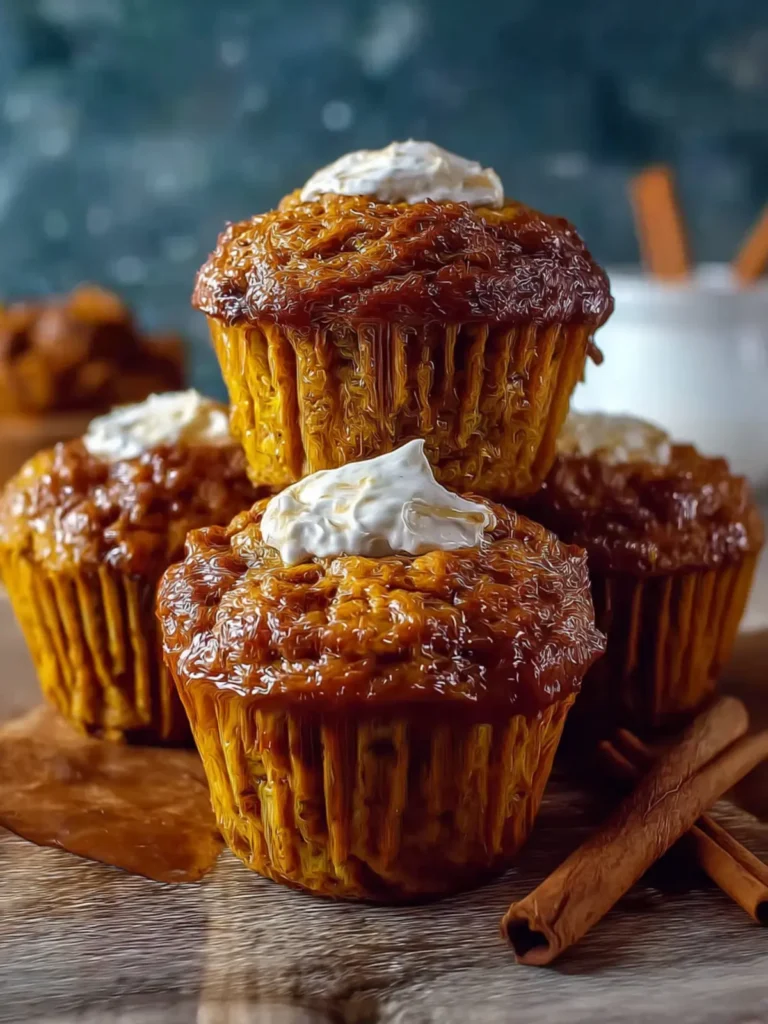 High Protein Greek Yogurt Pumpkin Muffins Recipe First Image