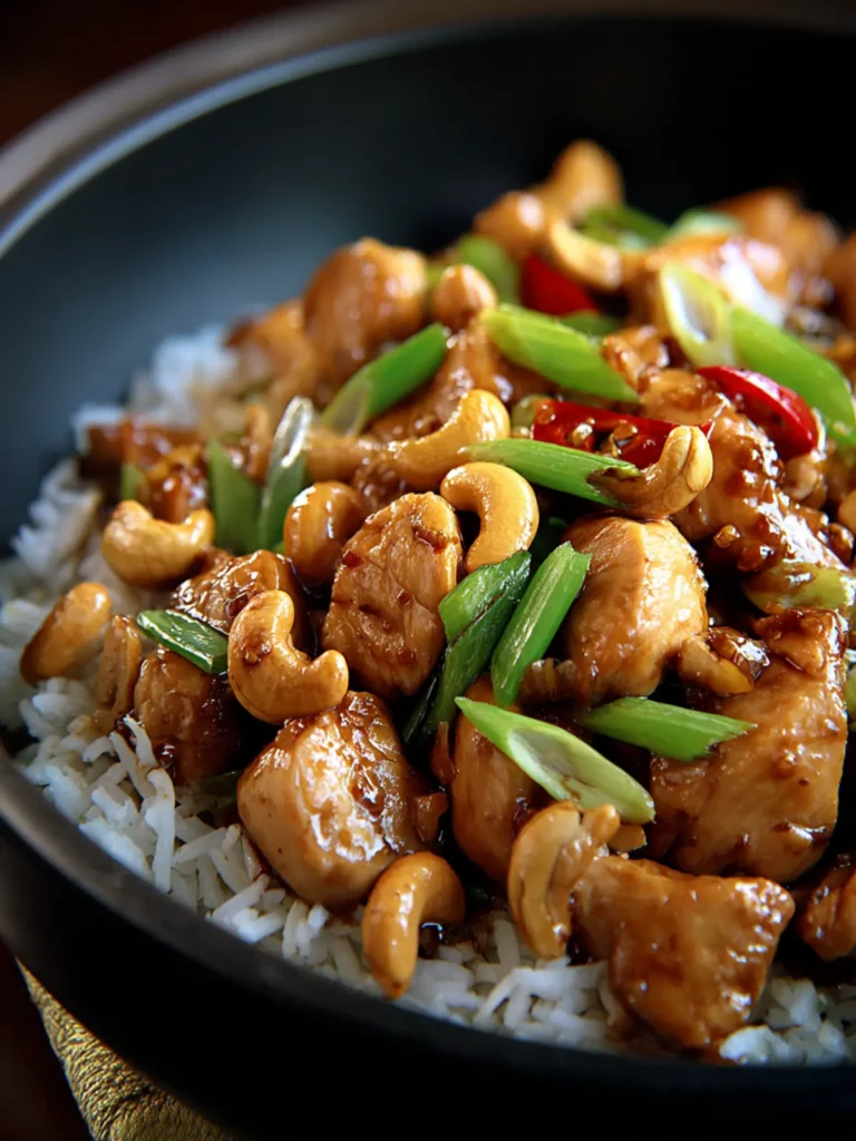 Savory Easy Cashew Chicken Recipe for Gourmet Nights First Image
