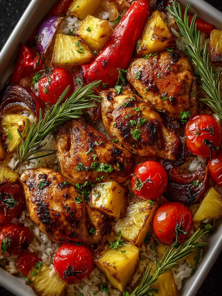 Hawaiian Chicken Sheet Pan First Image