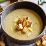 Creamy Cauliflower Potato & Leek Soup Recipe Bliss First Image