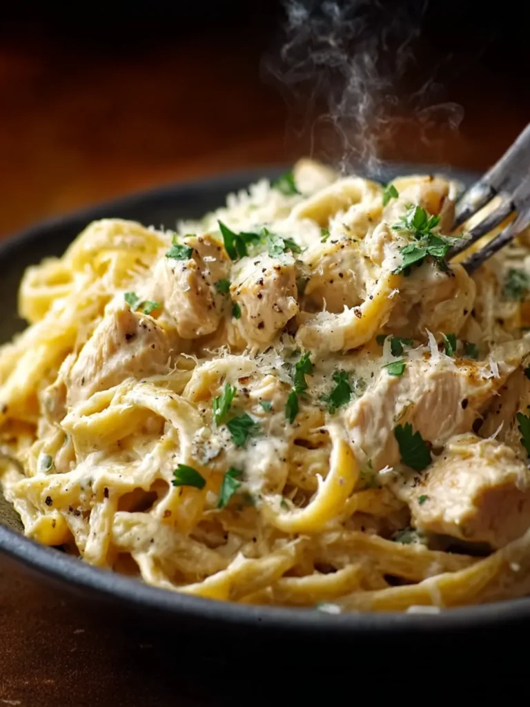 Crock Pot Chicken Alfredo First Image