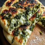 Irresistible Cheesy Spinach Stuffed Flatbreads Recipe First Image