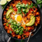 One Skillet Sweet Potato Burrito Bowls First Image