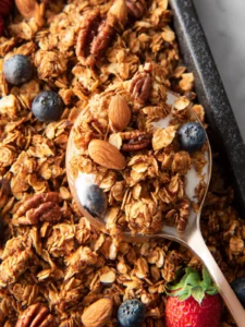 BEST Gluten Free Granola – 4 ingredients & EASY! First Image