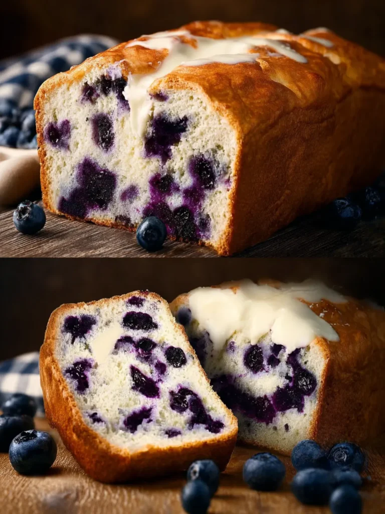 Blueberry Cream Cheese Bread First Image