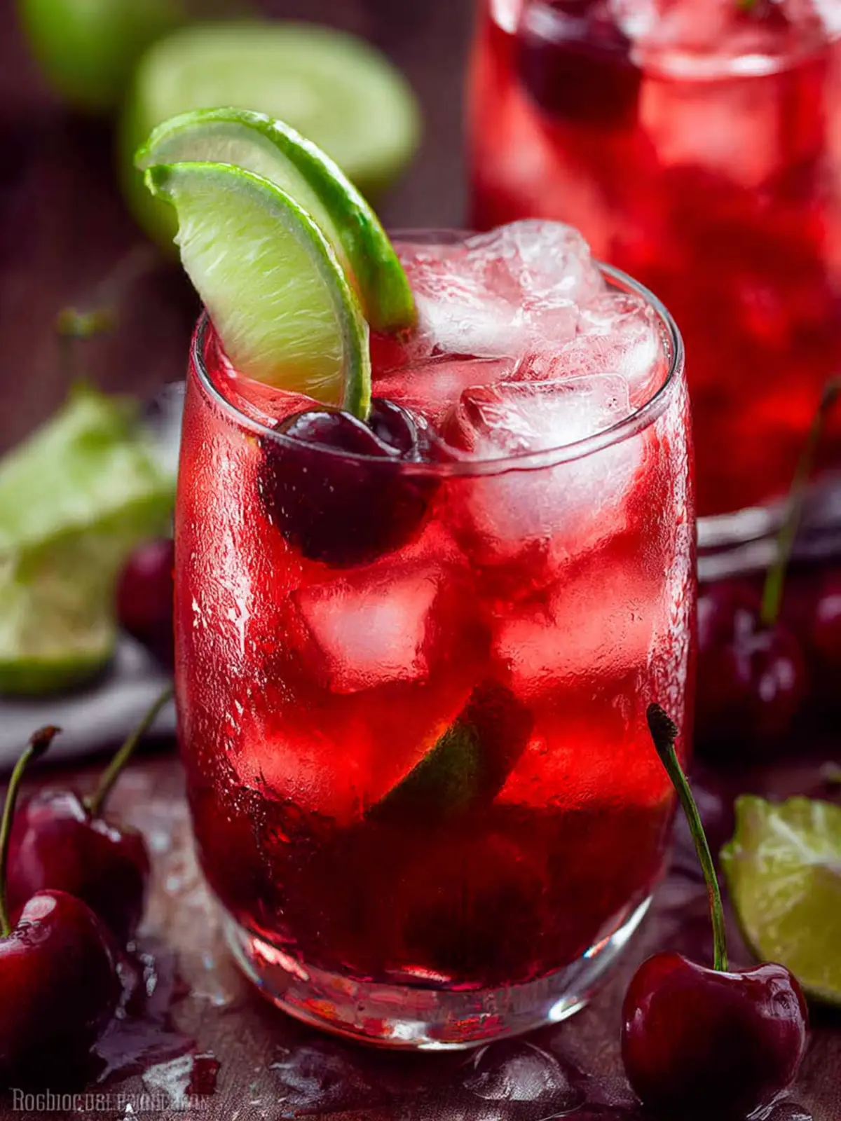 Homemade Cherry Limeade: Refreshingly Sweet & Zesty Delight