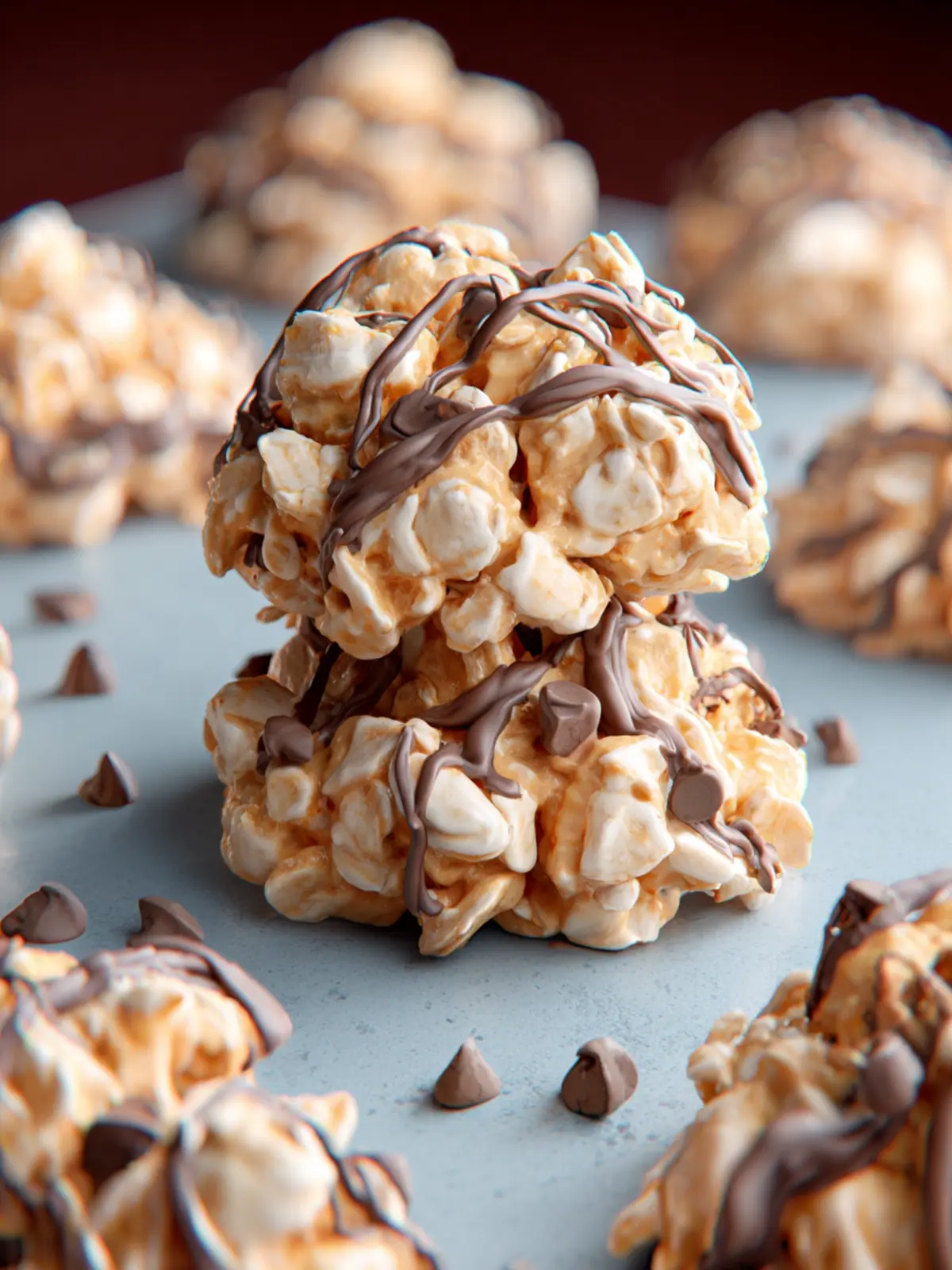 No-Bake Avalanche Cookies with White Chocolate & Peanut Butter First Image