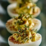 Easy Dill Pickled Deviled Eggs First Image