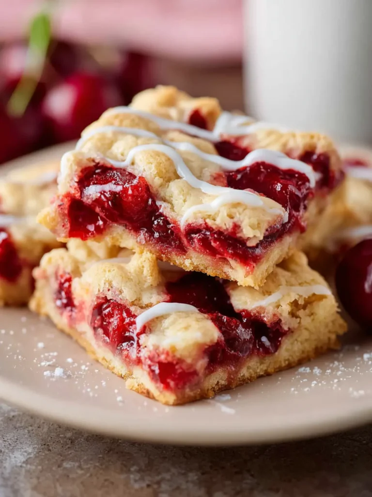 Easy Cherry Pie Bars for a Crowd First Image